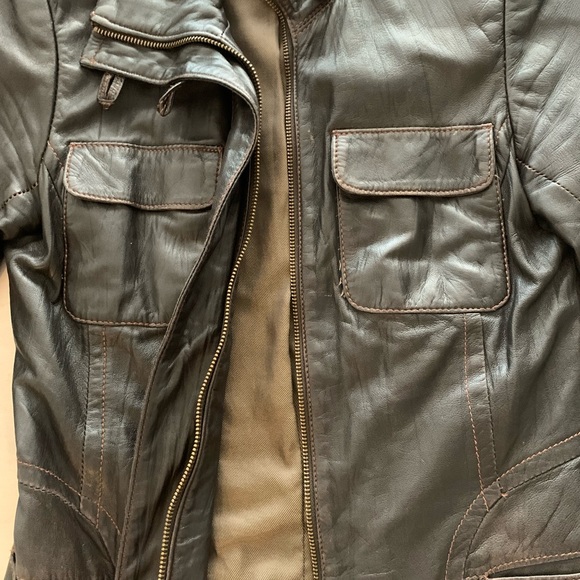 DANIER GENUINE LEATHER jacket size 2XS - Picture 9 of 9